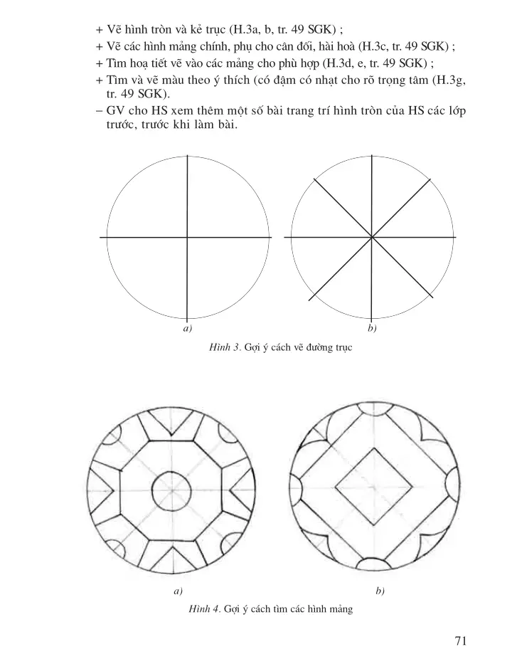 Bài 21: Vẽ trang trí Trang trí hình tròn